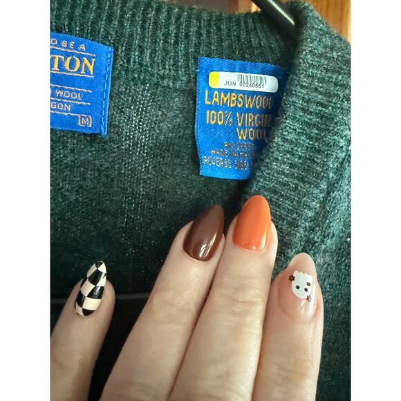 Pendelton Green 100% lambswool sweater Vest men’s M - Picture 2 of 4